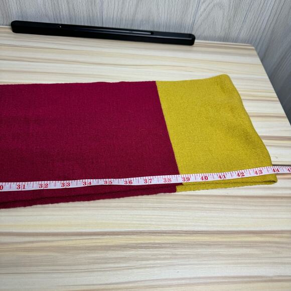 Harry Potter Scarf Hogwarts Express Red Gold Gryffindor Extra Long Tassels - Picture 7 of 8